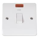 Click Scolmore CMA623-HB 20A DOUBLE POLE SWITCH WITH NEON - HOB ETCHING