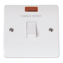 Click Scolmore CMA623-TD 20A DOUBLE POLE SWITCH WITH NEON - TUMBLE DRYER ETCHING