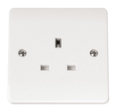 Click Scolmore CMA630 13A 1 Gang Socket Outlet (Twin Earth Terminals)