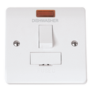 Click Scolmore CMA652-DW 13A DP SWITCHED FCU WITH NEON - DISHWASHER ETCHING