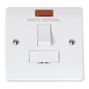 Click Scolmore CMA652-WD 13A DP SWITCHED FCU WITH NEON - WASTE DISPOSAL ETCH