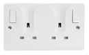 Click Scolmore CMA736 13A 2G DP O/B Switched Locating Plug Socket