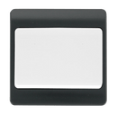 Click Scolmore CMA825AG 10AX 1 GANG WIDE ROCKER INTERMEDIATE SWITCH - ANTHRACITE GREY
