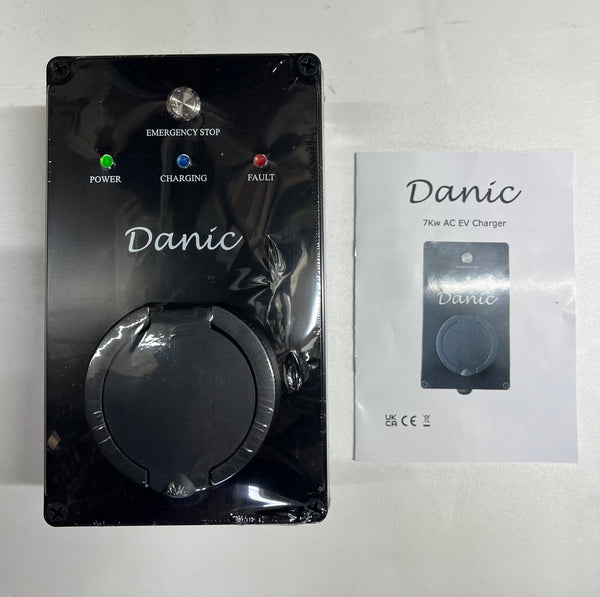Danic 7Kw Smart AC EV Charger DEVC-1-7 - Mixed - Falcon Electrical UK