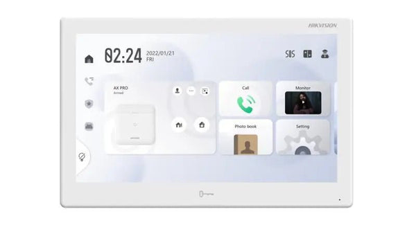 Hikvision DS-KH9510-WTE1(B) 10.1" android video intercom indoor station - Hikvision - Falcon Electrical UK