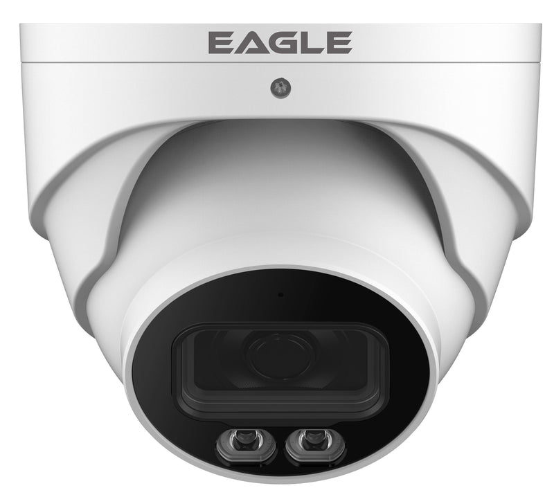 Eagle EAGLE4C - IP - TUR - FW 4MP Full - Colour Fixed Network Turret Camera - QVIS Security - Falcon Electrical