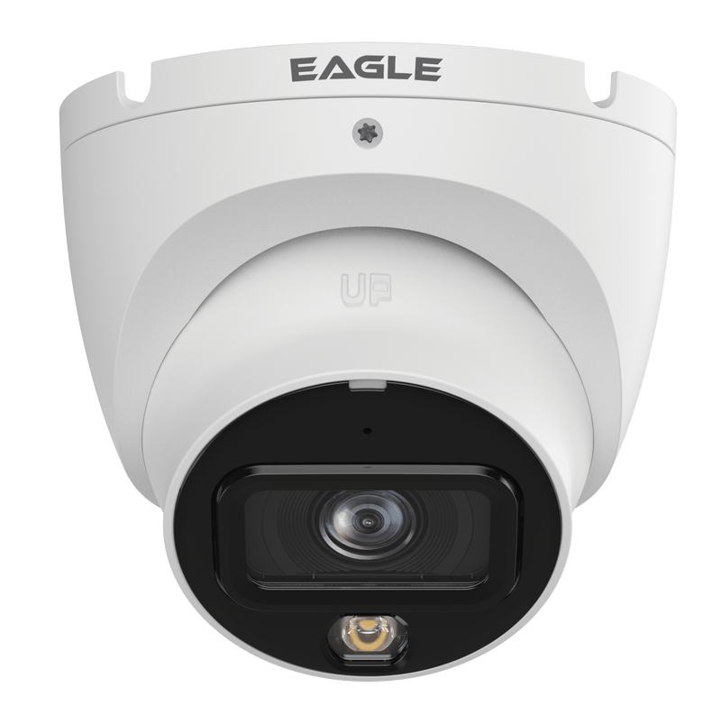Eagle EAGLE6C - IPC - IL - 6 - TUR1 - FW 6MP Dual - Light Fixed Turret Camera - QVIS Security - Falcon Electrical