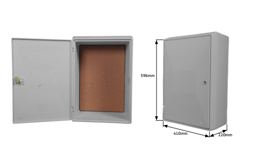 Tricel Surface Meter Box (595mm x 410mm x 220mm) - EB0012 - Tricel - Falcon Electrical UK