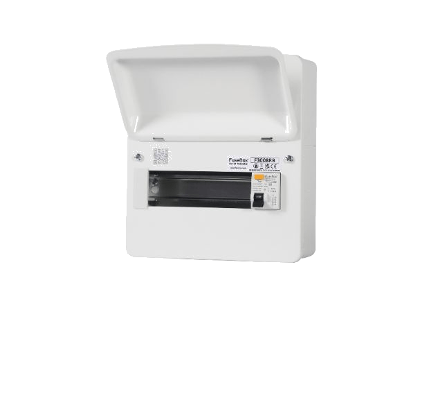 Fusebox F3008RB 8 WAY 63A 30mA RCD Consumer Unit TYPE B - Fusebox - Falcon Electrical