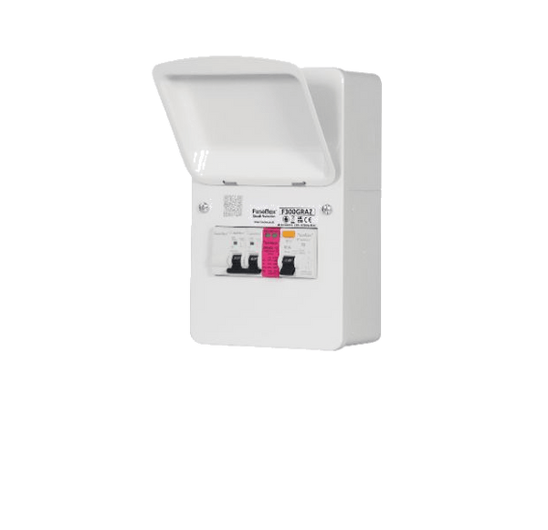 Fusebox F300GRAZ 63A 30mA RCD + 6A & 16A MCBs TYPE A + SPD T2 - Fusebox - Falcon Electrical