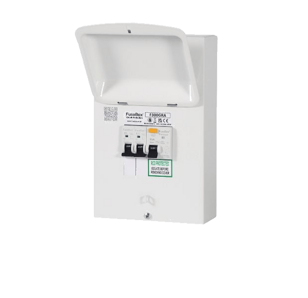 Fusebox F300GRA 63A 30mA RCD + 6A & 16A MCB's TYPE A - Fusebox - Falcon Electrical