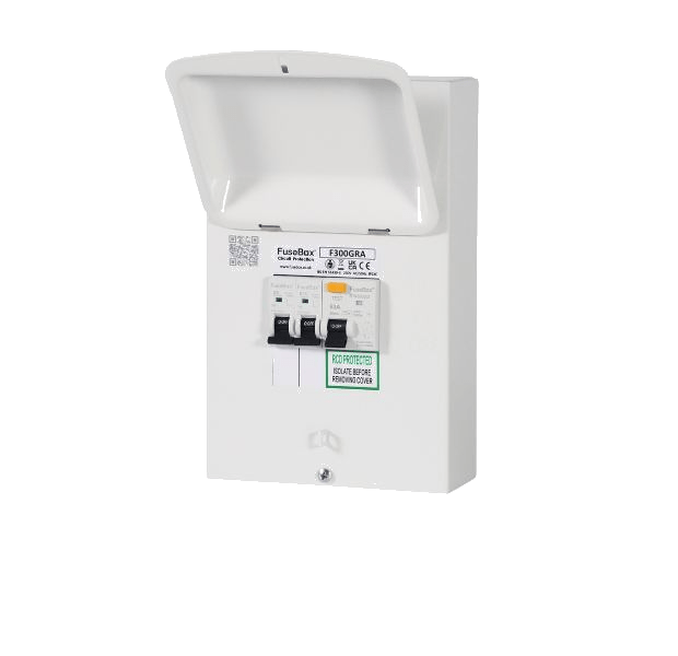 Fusebox F300GRA 63A 30mA RCD + 6A & 16A MCB's TYPE A - Fusebox - Falcon Electrical