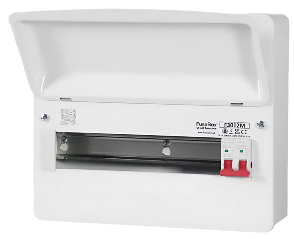Fusebox F3012M 12 - way (100A Main Switch) - Fusebox - Falcon Electrical