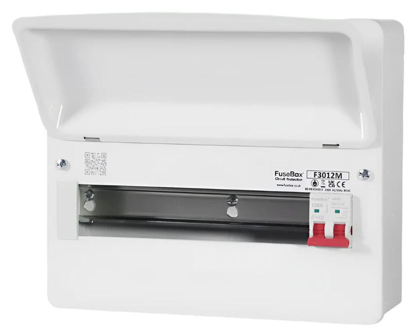 Fusebox F3012M 12 - way (100A Main Switch) - Fusebox - Falcon Electrical