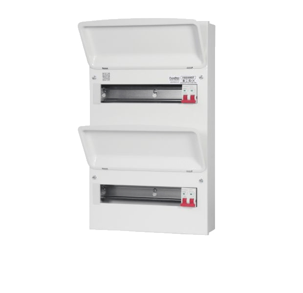 Fusebox F3024MDT 24 Way Consumer Unit (12/12) 2 x 100A Main Switch - Fusebox - Falcon Electrical