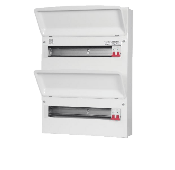 Fusebox F3032MDT 32 Way Consumer Unit (16/16) 2 - 100A Main Switch - Fusebox - Falcon Electrical