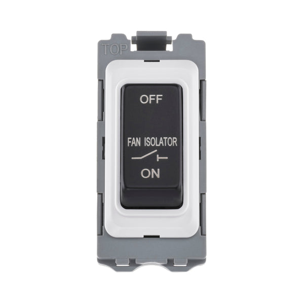 Saxby GD10FIBL 10A Fan Isolator Grid Module