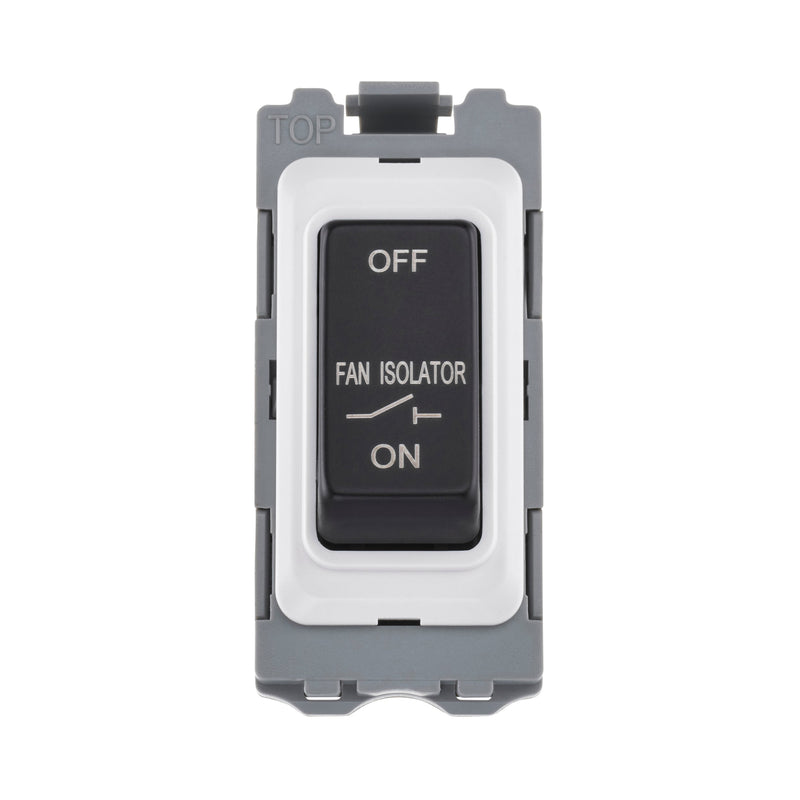 Saxby GD10FIBL 10A Fan Isolator Grid Module