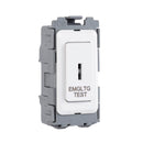 Saxby GD20ELTWH 20A DP 2 - Way Key Module (EMG LTG TEST) - Saxby - Falcon Electrical