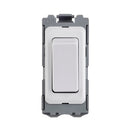 Saxby GD20OOWH 20A SP 2 - Way Centre On/Off Grid Switch - Saxby - Falcon Electrical