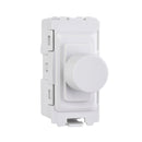 Saxby GD20RDWH 1G 2 - Way 100W LED Dimmer Module - Saxby - Falcon Electrical