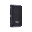 Saxby GDRFANBL Grid Rocker Cover Marked "FAN" - Saxby - Falcon Electrical