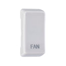 Saxby GDRFANWH Grid Rocker Cover Marked "FAN" - Saxby - Falcon Electrical