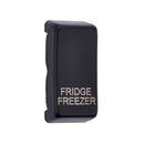 Saxby GDRFFBL Grid Rocker Cover Marked "FRIDGE FREEZER" - Saxby - Falcon Electrical