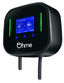 Ohme HomePro - 5 7.4kW Tethered Type 2 EV Charger w/ 5M Charging Cable & LCD Screen - Ohme - Falcon Electrical