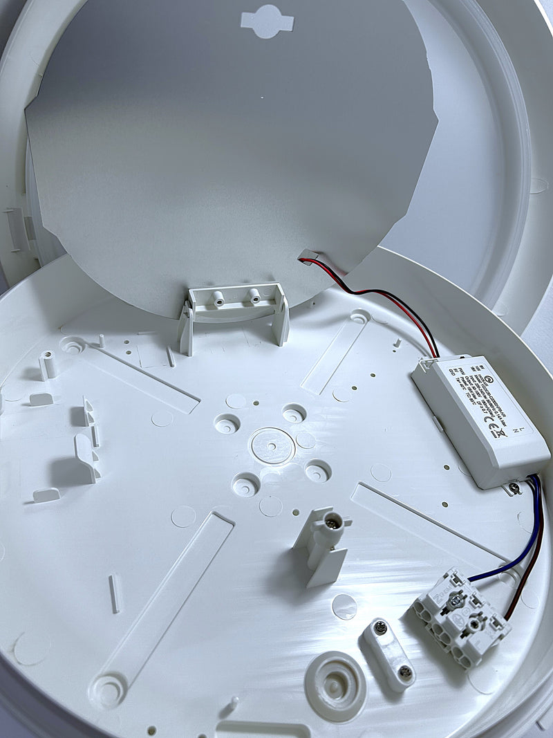 Modlux  MODBT18C-1A-02PEMMS  Tri-Wattage, CCT, IP65 Bulkhead (Wall/Ceiling) Fitting - Microwave + Emergency