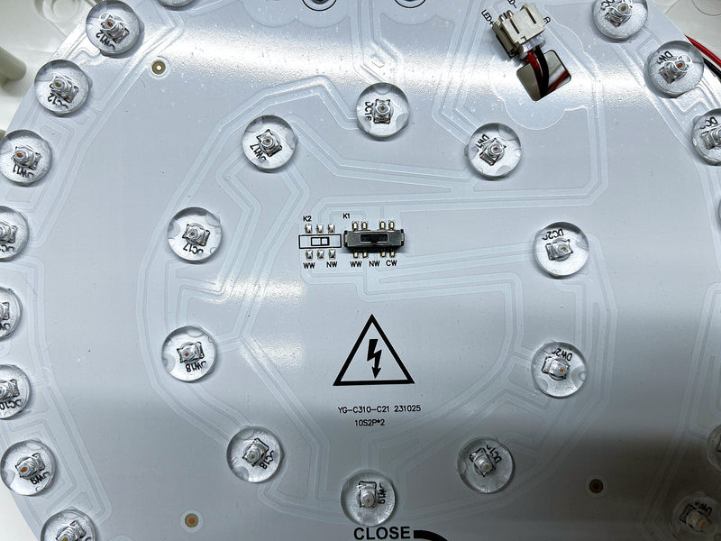 Modlux  MODBT18C-1A-02PEMMS  Tri-Wattage, CCT, IP65 Bulkhead (Wall/Ceiling) Fitting - Microwave + Emergency