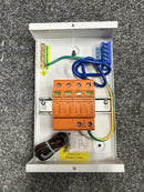Fusebox SPDTPNT2E Three Phase T2 SPD 3P+NPE in Metal Enclosure (No MCB) - Fusebox - Falcon Electrical