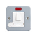 Saxby MC323 13A Switched Fused Spur Unit with Flex Outlet and Neon