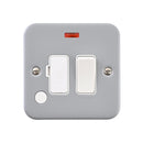 Saxby MC323 13A Switched Fused Spur Unit with Flex Outlet and Neon - Saxby - Falcon Electrical