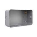 Saxby MC902 2G Surface Metal Box with KO'S - Saxby - Falcon Electrical