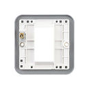 Saxby MCMFP1 1G Modular Faceplate (1 Module) - Saxby - Falcon Electrical