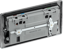 BG NBN22UAC45B Double switched single pole, with USB A + C (45W) - BG - Falcon Electrical