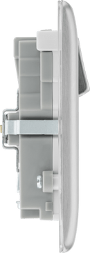 BG NBS22UAC22W Double switched single pole, with USB A + C (22W) - BG - Falcon Electrical