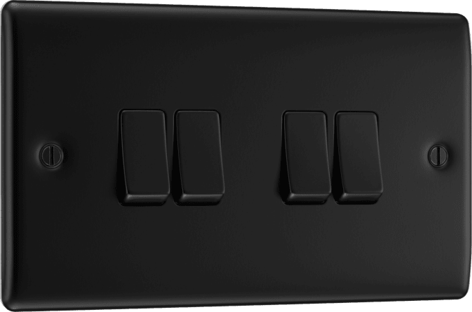 BG NFB44 Quadruple, 2-way Switch
