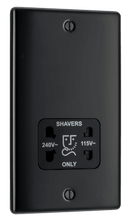 BG NMB20B 115/240V Dual-Voltage Shaver Socket