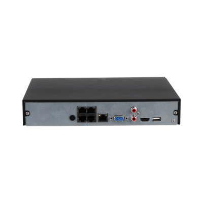 Dahua DHI - NVR4104HS - P - EI 4CH Compact 1U 4PoE 1HDD WizSense Network Video Recorder - Dahua - Falcon Electrical