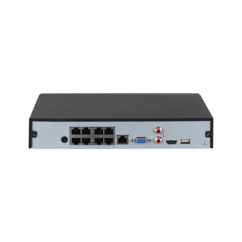 Dahua DHI - NVR4108HS - 8P - EI 8CH Compact 1U 8PoE 1HDD WizSense Network Video Recorder - Dahua - Falcon Electrical