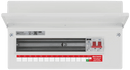 BG CF16MS13 16 module Consumer Unit w/ 13 Usable Ways, 100A Main Switch, Type 2 Surge Protection - BG - Falcon Electrical