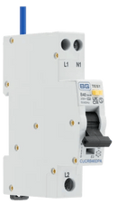 BG CUCRB40DPA 40A B Curve Type A Double Pole Bidirectional RCBO - BG - Falcon Electrical