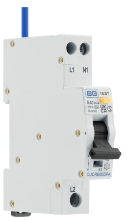BG CUCRB40DPA 40A B Curve Type A Double Pole Bidirectional RCBO