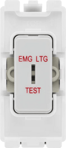 BG R12EL Grid Switch, 2 Way SP Emergency Lighting Test - BG - Falcon Electrical