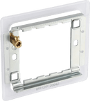 BG RFR12FP 2-Gang Frame for Screwless Flatplate Grid - Falcon Electrical UK - Falcon Electrical UK