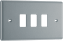 BG RMC3 Frontplate, 3 Gang