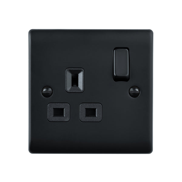Saxby RS412BLB 13A 1G DP Switched Socket