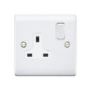 Saxby RS412PCW 13A 1G DP Switched Socket - Saxby - Falcon Electrical